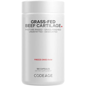 Codeage Grass Fed Beef Cartilage Supplement - 180 Capsules - Suppviv