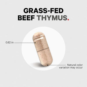 Codeage Grass Fed Beef Thymus Supplement Superfood (180 Capsules) - Suppviv