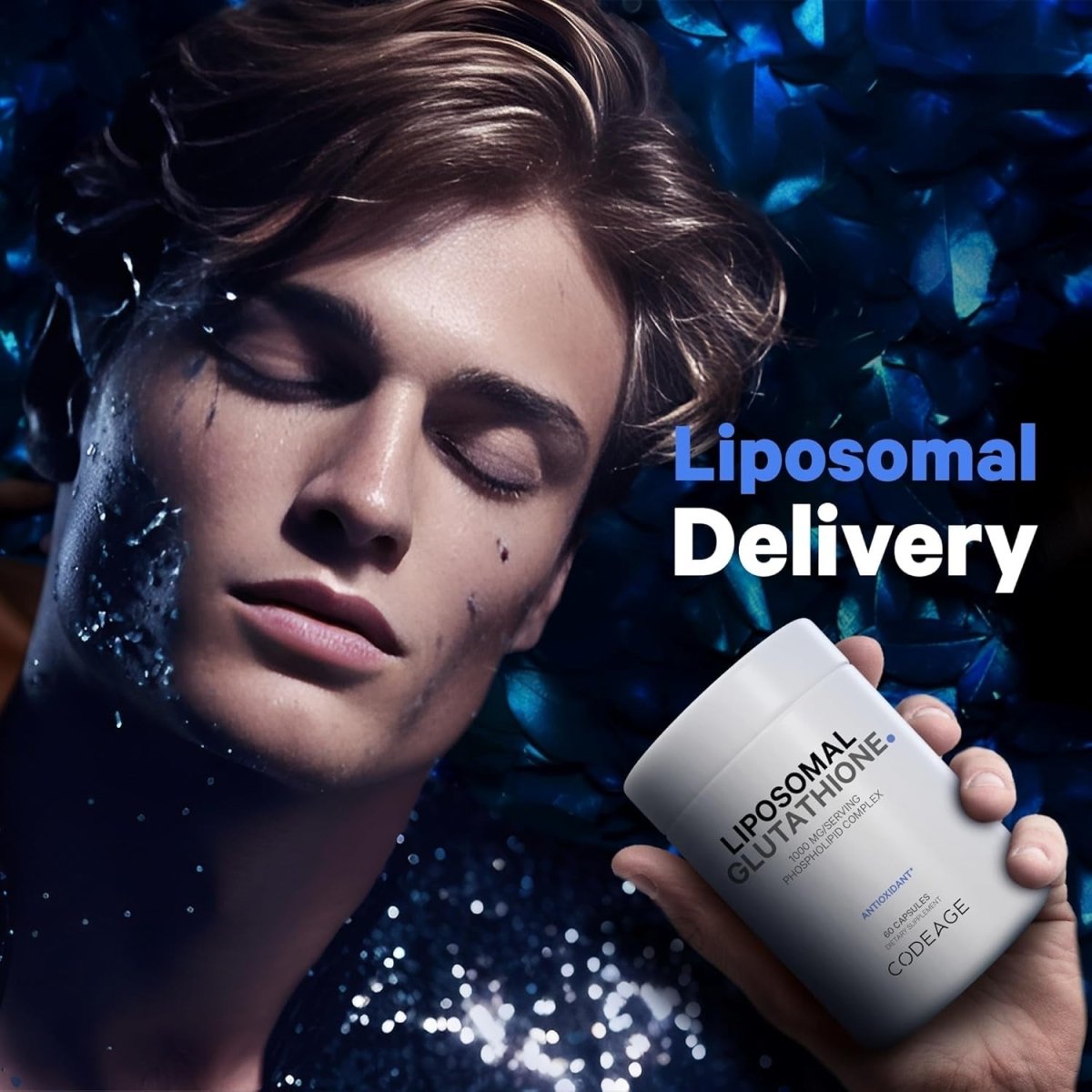 Codeage Liposomal Glutathione 1000 Mg Supplement, High - Potency Reduced Glutathione 60 Capsules - Suppviv