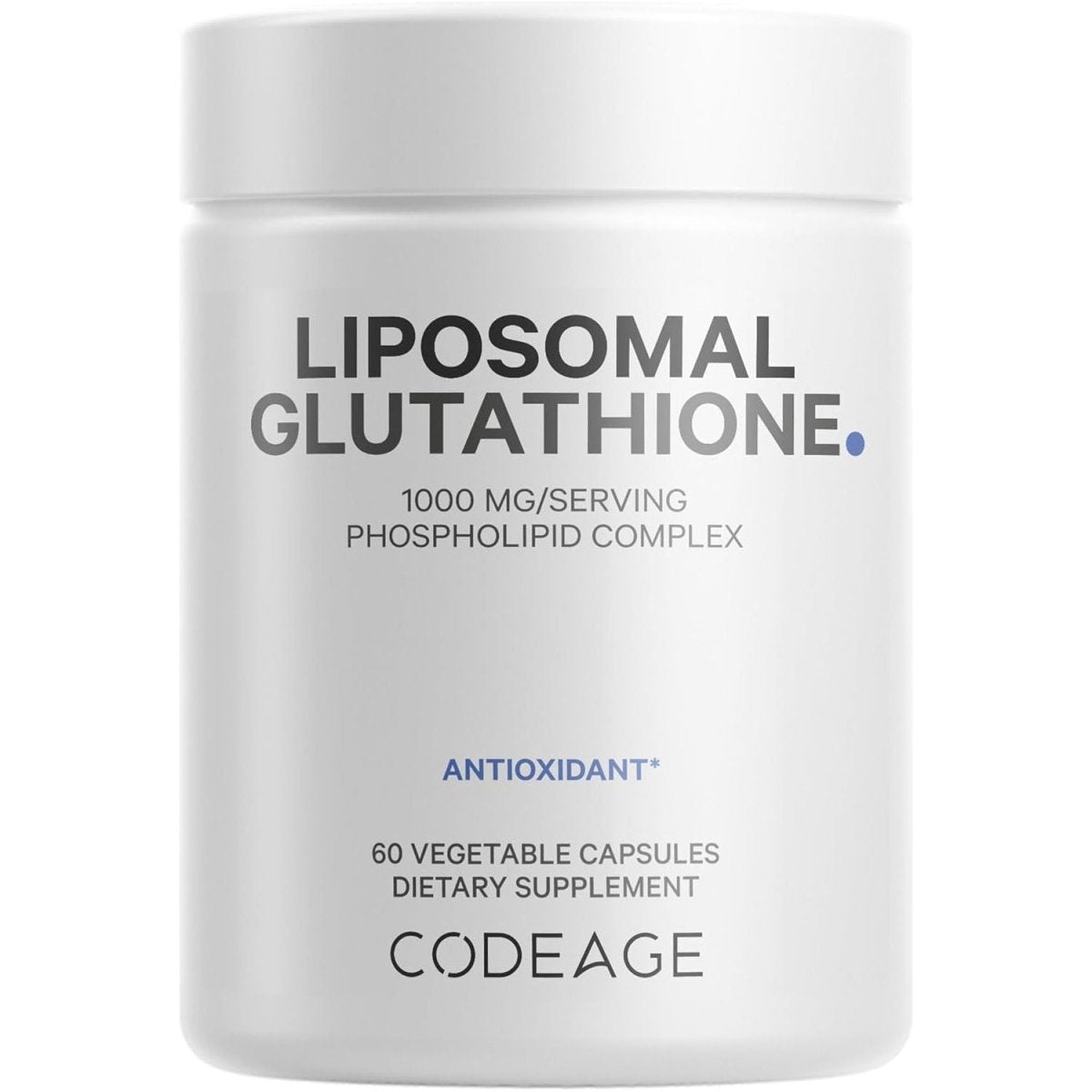 Codeage Liposomal Glutathione 1000 Mg Supplement, High - Potency Reduced Glutathione 60 Capsules - Suppviv