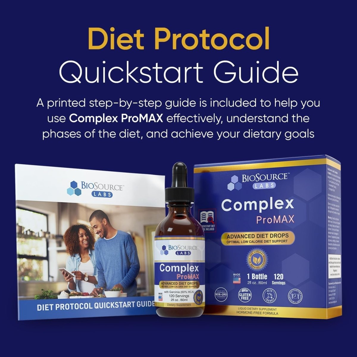 Complex Promax Premium Diet Drops (1 X 2 Oz Bottle) - Suppviv