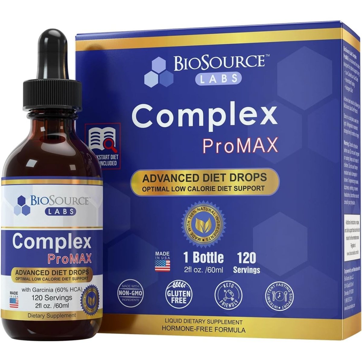 Complex Promax Premium Diet Drops (1 X 2 Oz Bottle) - Suppviv