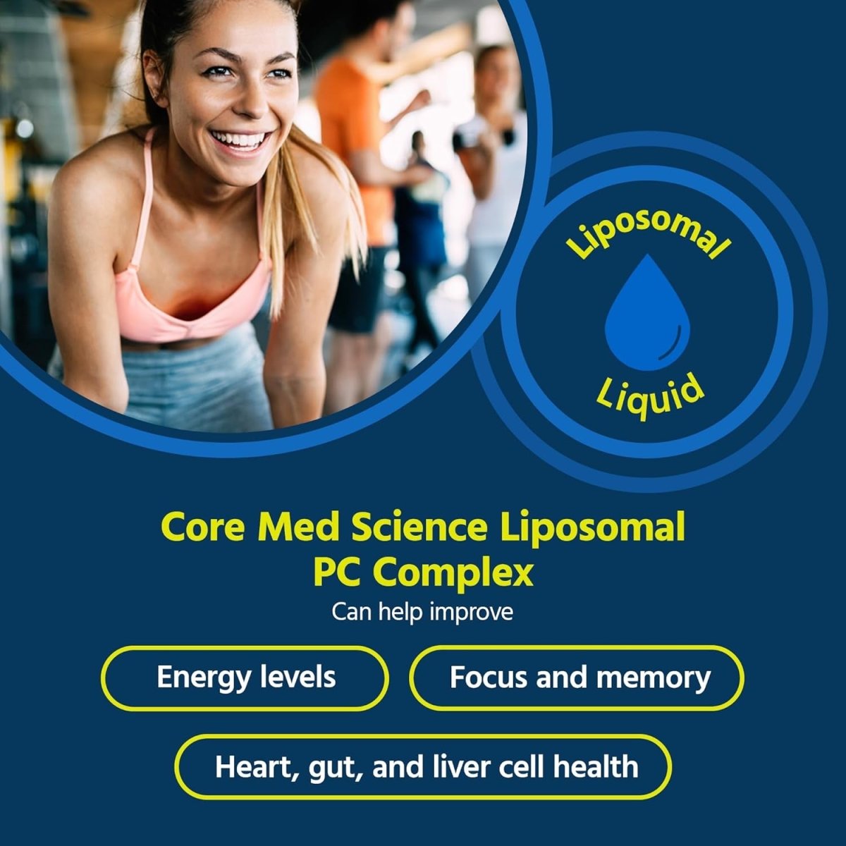 Core Med Science Phosphatidylcholine Supplement, Liposomal PC Complex (8 Fl Oz) - Suppviv