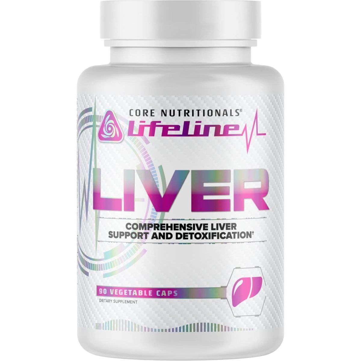 Core Nutritionals Lifeline Liver Comprehensive Liver Support and Detoxification, 90 Capsules - Suppviv