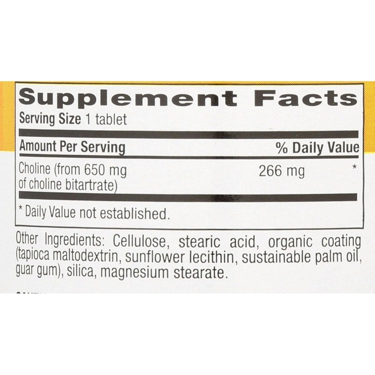 Country Life Choline 650 Mg - 100 Tablets - Suppviv