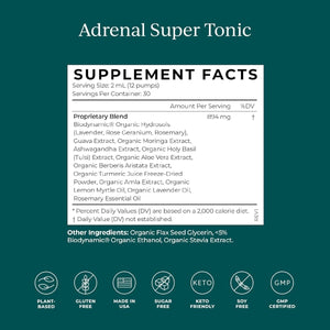 CYMBIOTIKA Adrenal Super Tonic Liquid Supplement (2 Fl Oz) - Suppviv