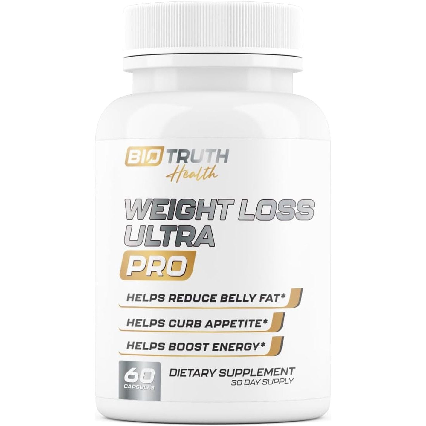 Biotruth Health Weight Loss Ultra | Appetite Suppressant Supplement, Fat Burner 60 Capsules