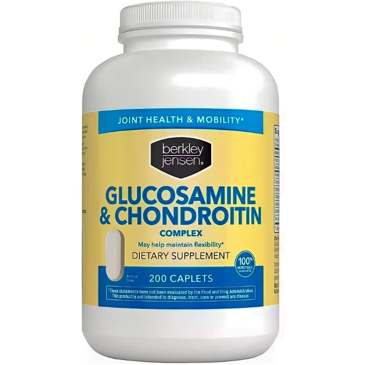 Berkley Jensen Glucosamine Chondroitin MSM Boswellia Complex 200 Caplets