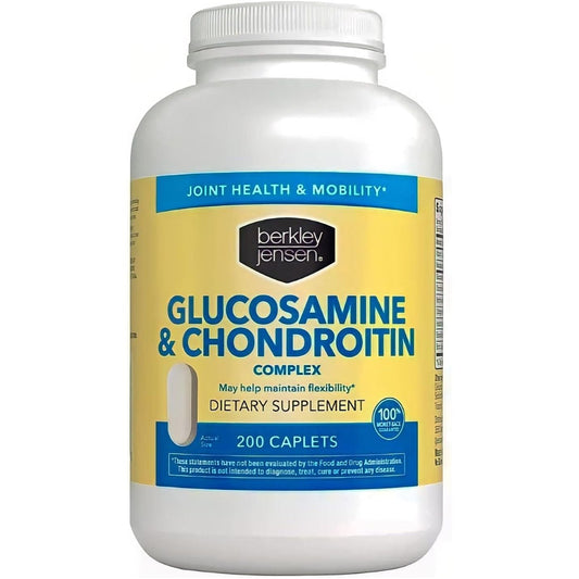 Berkley Jensen Glucosamine Chondroitin MSM Boswellia Complex 200 Caplets