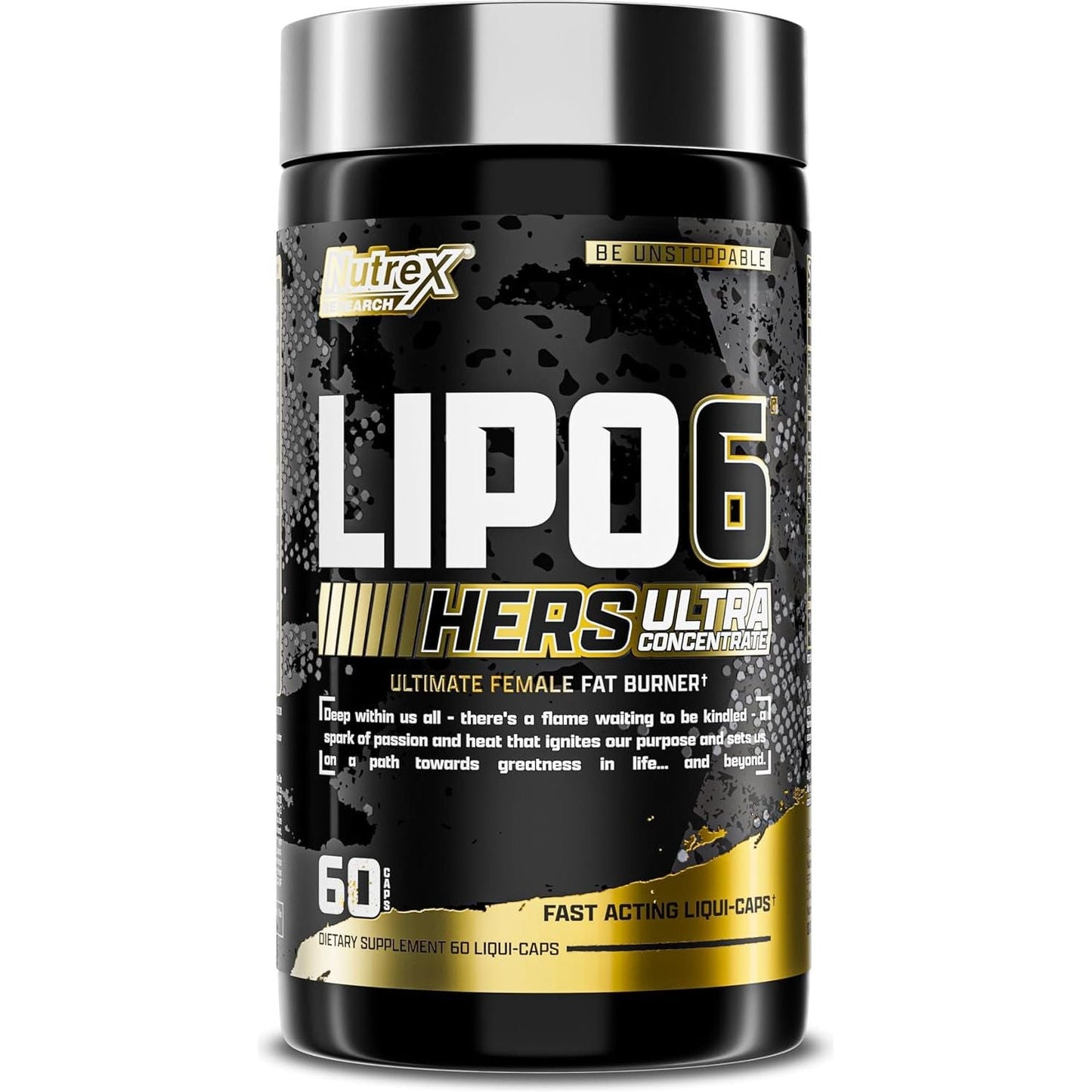 Nutrex Research Lipo-6 Black Hers Ultra Concentrate | Weight Loss Pills for Women (60 Pills)