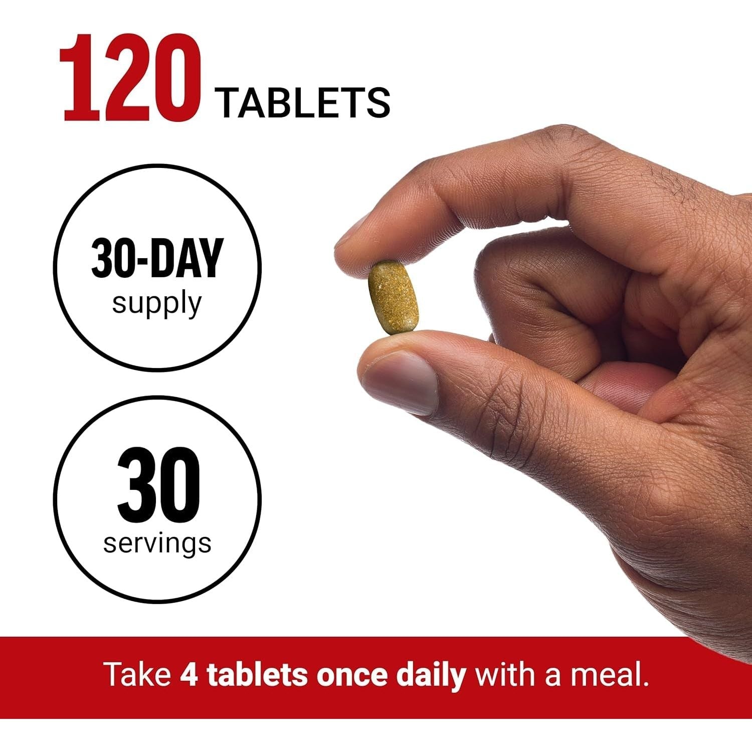 FORCE FACTOR Test X180 Multivitamin, Testosterone Booster Supplement, Support Muscle, Strength, Performance & Vitality 120 Tablets