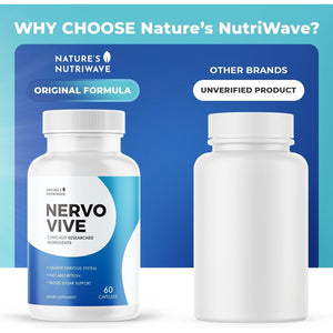 Nervovive Nerve Support Supplement - All Natural Advanced Formula for Overall Health and Wellness - 60 Capsules
