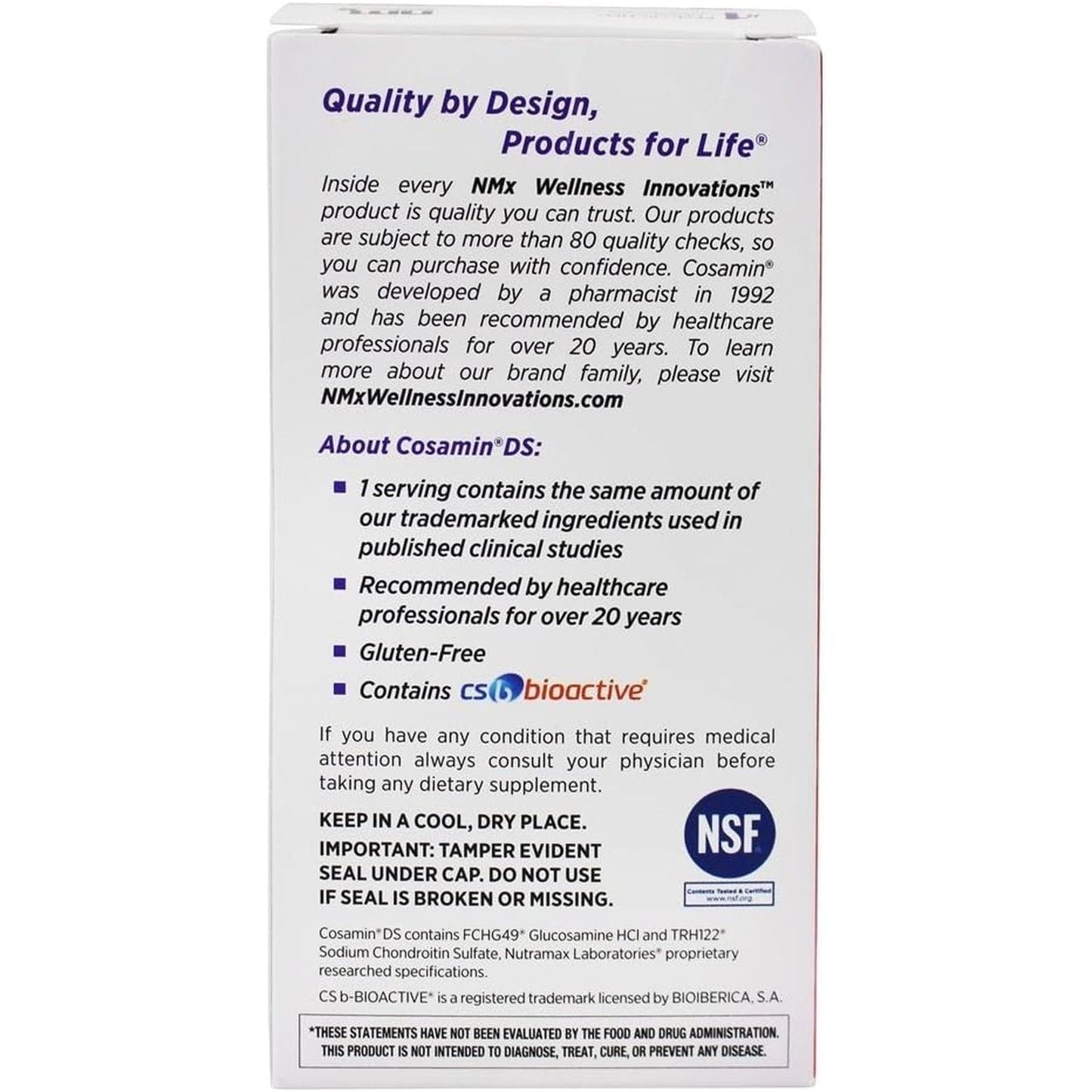 Cosamin DS for Joint Health Dietary Supplement, 210 Capsules