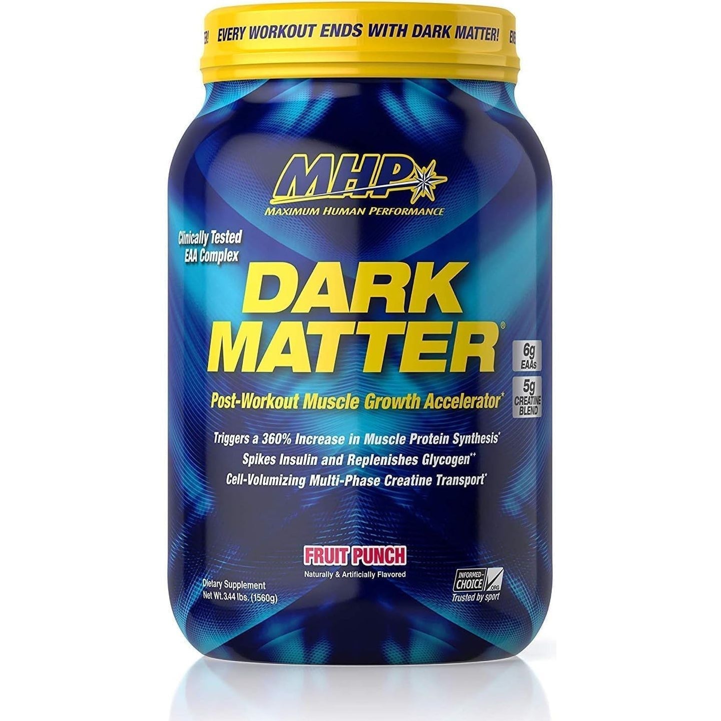 MHP Dark Matter Post Workout, Recovery Accelerator 20 Servings, 55 Oz