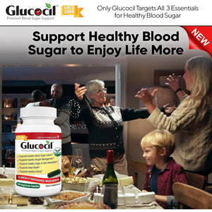 Glucocil - Premium Blood Sugar Support - Supports the 3 Essentials for Healthy Blood Sugar