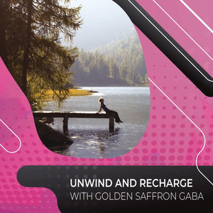 GOLDEN SAFFRON - GABA + Saffron Extract Supplement - Made in the USA