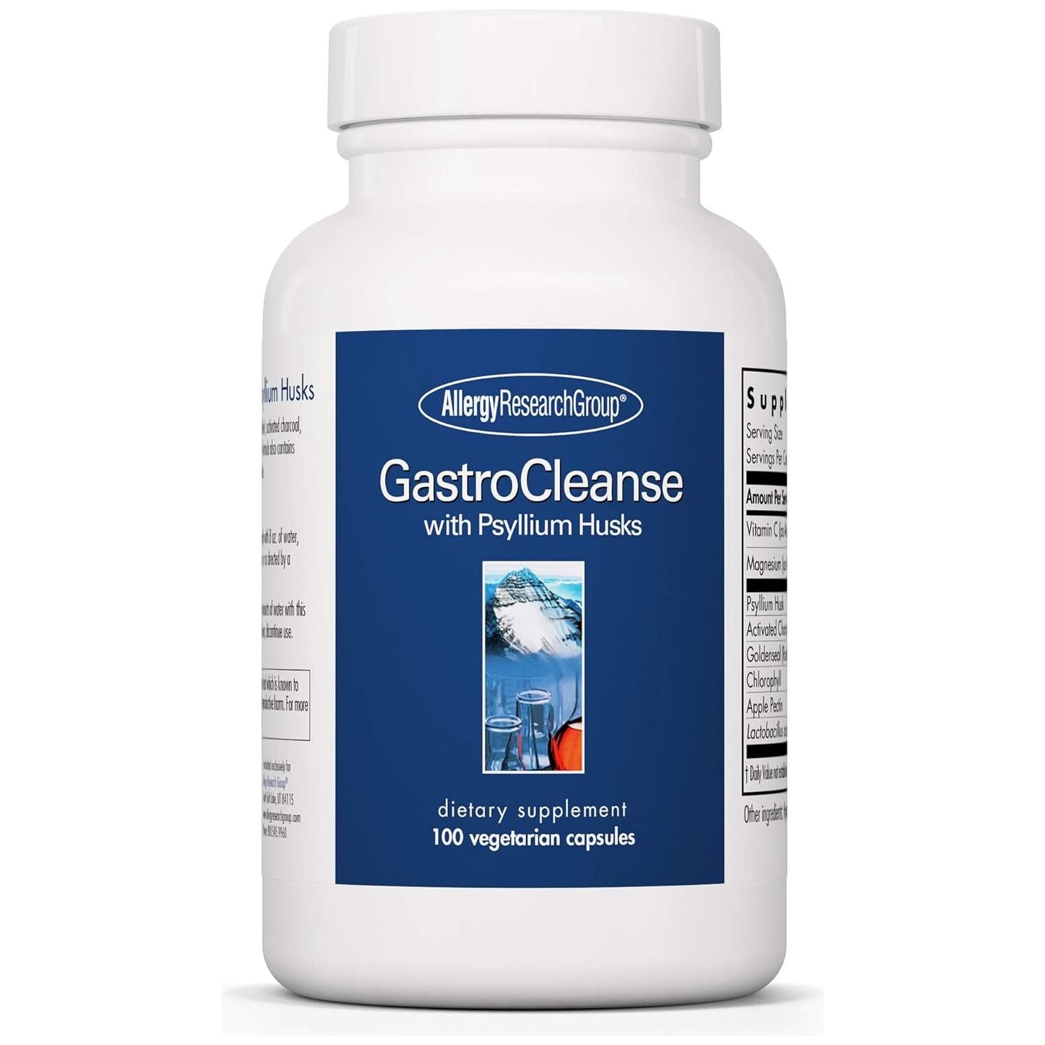 Allergy Research Group Gastro Cleanse Supplement - Gut Cleanse Detox, Constipation Relief - 100 Count