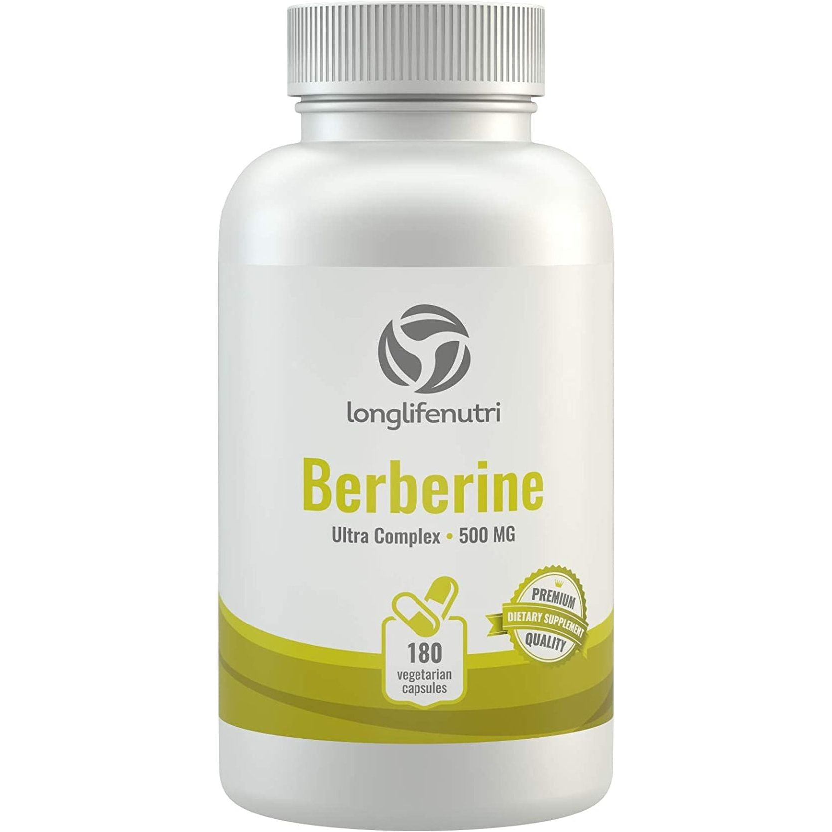 Berberine Supplement 500Mg HCL Extract,180 Capsules, Made in USA