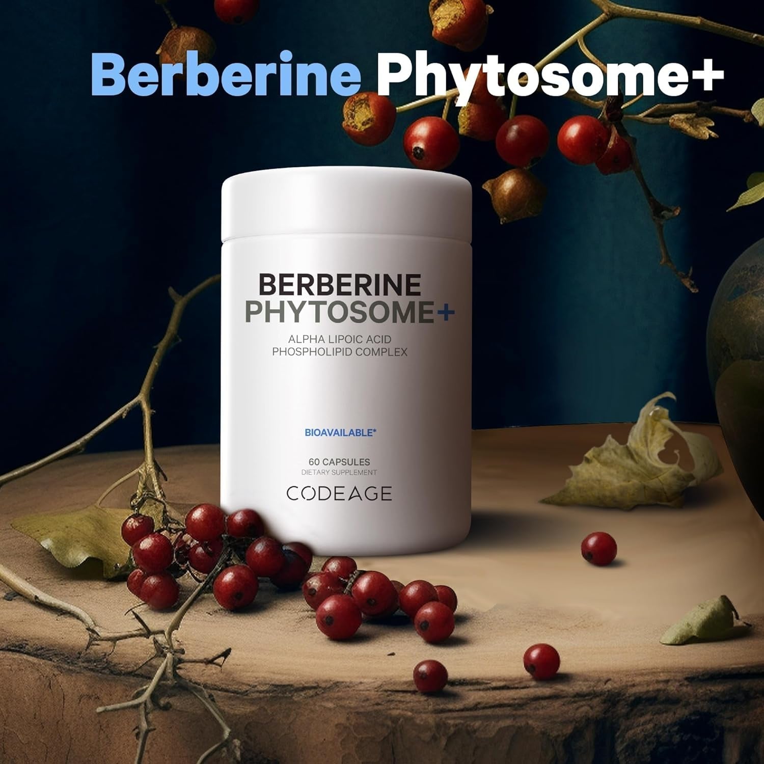 Codeage Berberine Phytosome Supplement - 2-Month Supply