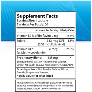 Essential Tremor Relief Supplement for Hand, Arm, Head, Leg, Feet and Body Tremors and Shaking Nutriganix