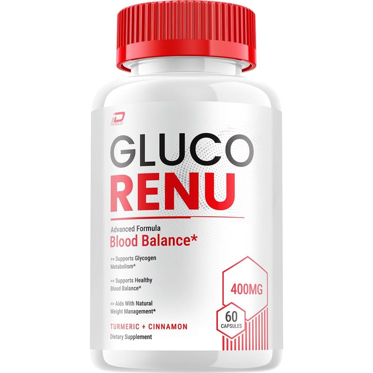 Advanced Gluco Renu Capsules, All Natural Formula to Maintain Healthy Levels (60 Capsules)