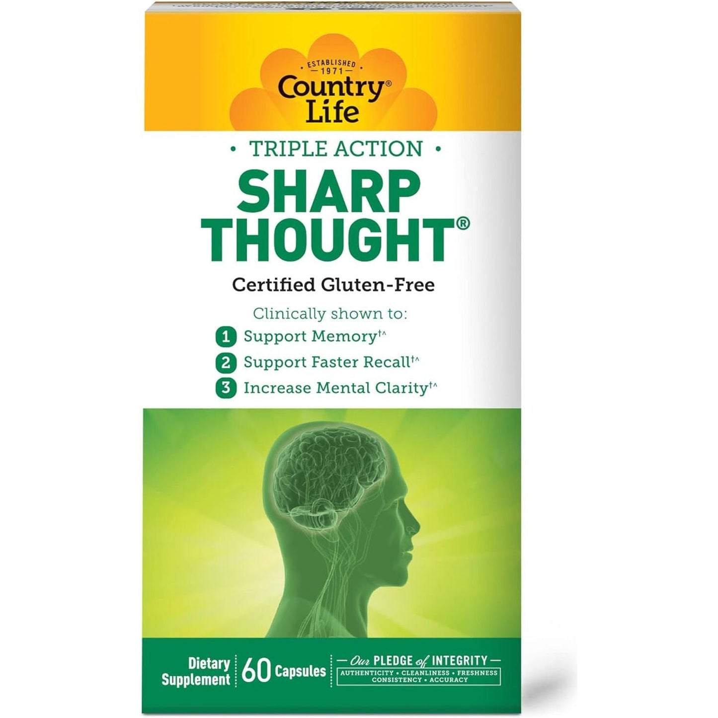 Country Life, Sharp Thought, 60 Capsules…