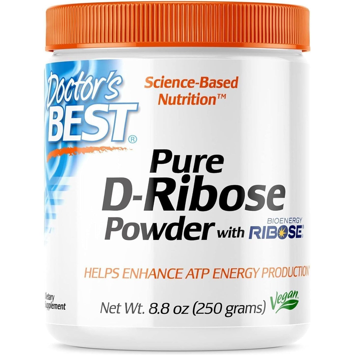 Doctor'S Best D-Ribose with Bioenergy Ribose, Energy Enhancement, 250G, 8.8 Ounce
