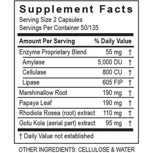 Transformation Enzymes Gastrozymedigestive Supplement, Uniquely Formulated - Soothes and Relieves Gastrointestinal Discomfort 100 Cap