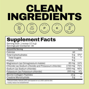 Harlo - Raspberry Salt Electrolyte Drink Mix with Bovine Collagen & Creatine