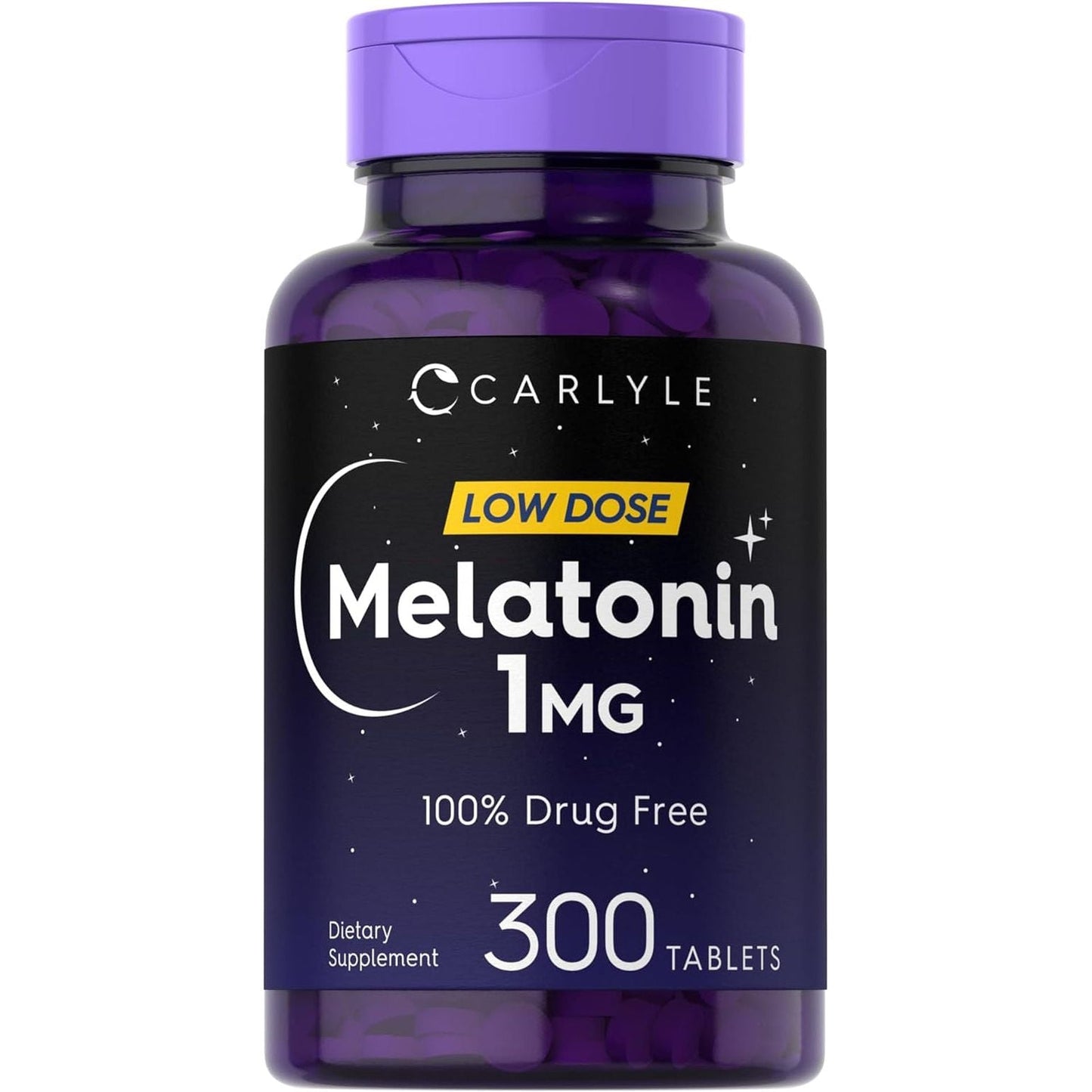 Carlyle Melatonin 1 Mg - 300 Low Dose Tablets