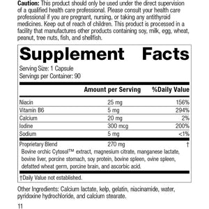 Standard Process Inc. Min-Chex - Whole Food Nervous System Supplement, 90 Capsules