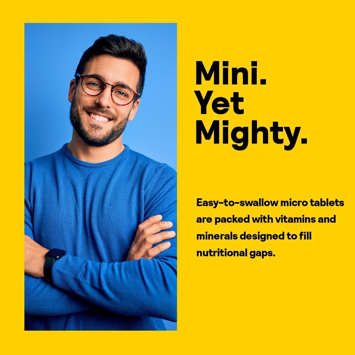 Nature'S Life Mighty Mini Vite - Daily Multivitamin for Immunity and Energy Metabolism Support - Lab Verified - 120 Servings