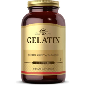 Solgar Gelatin 1680 Mg - Supports Bone, Joint & Skin Health - Gluten Free, Dairy Free - 83 Servings