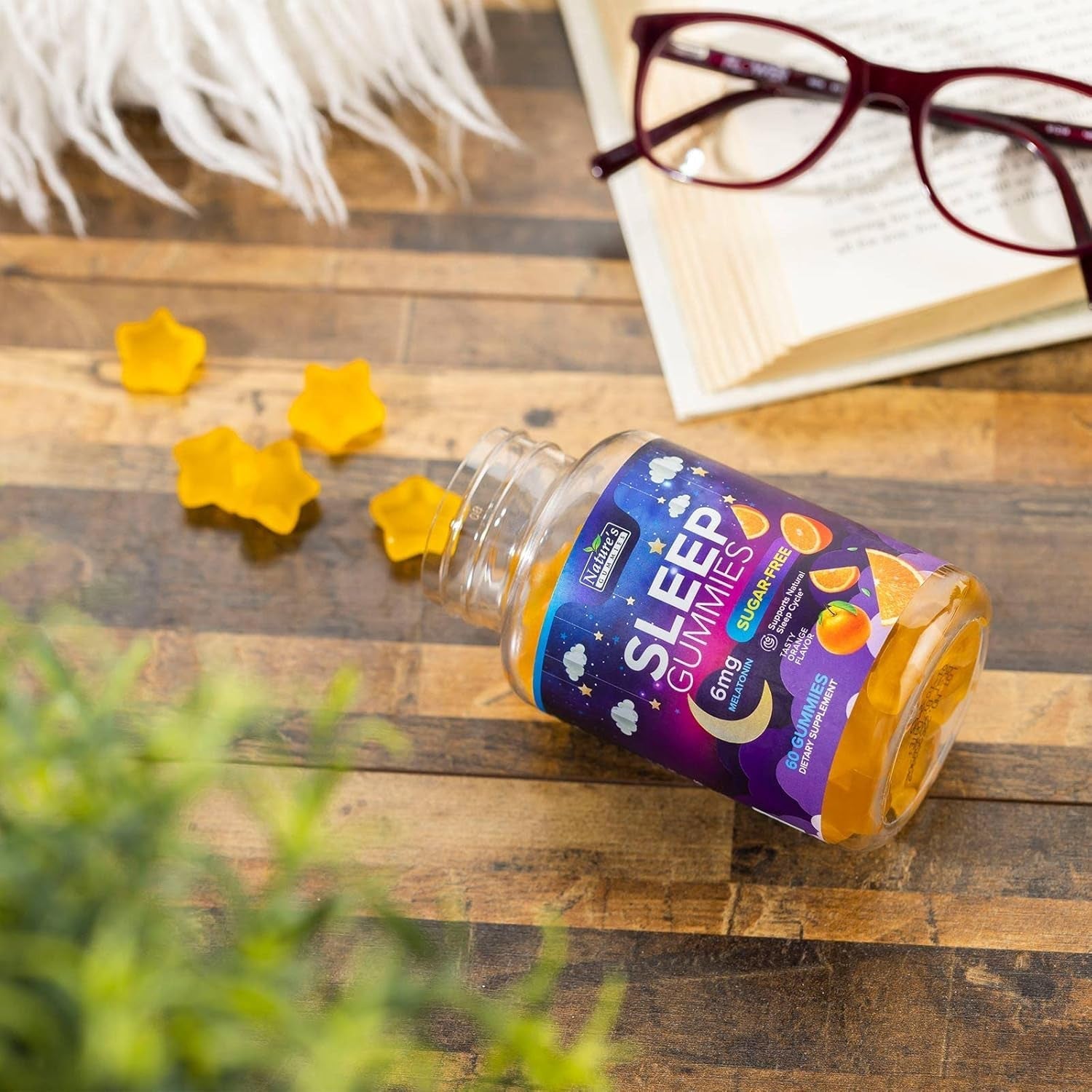 Sleep Gummies for Adults 6Mg - Natural Sleeping Gummy for Adults, Kids (60 Count)