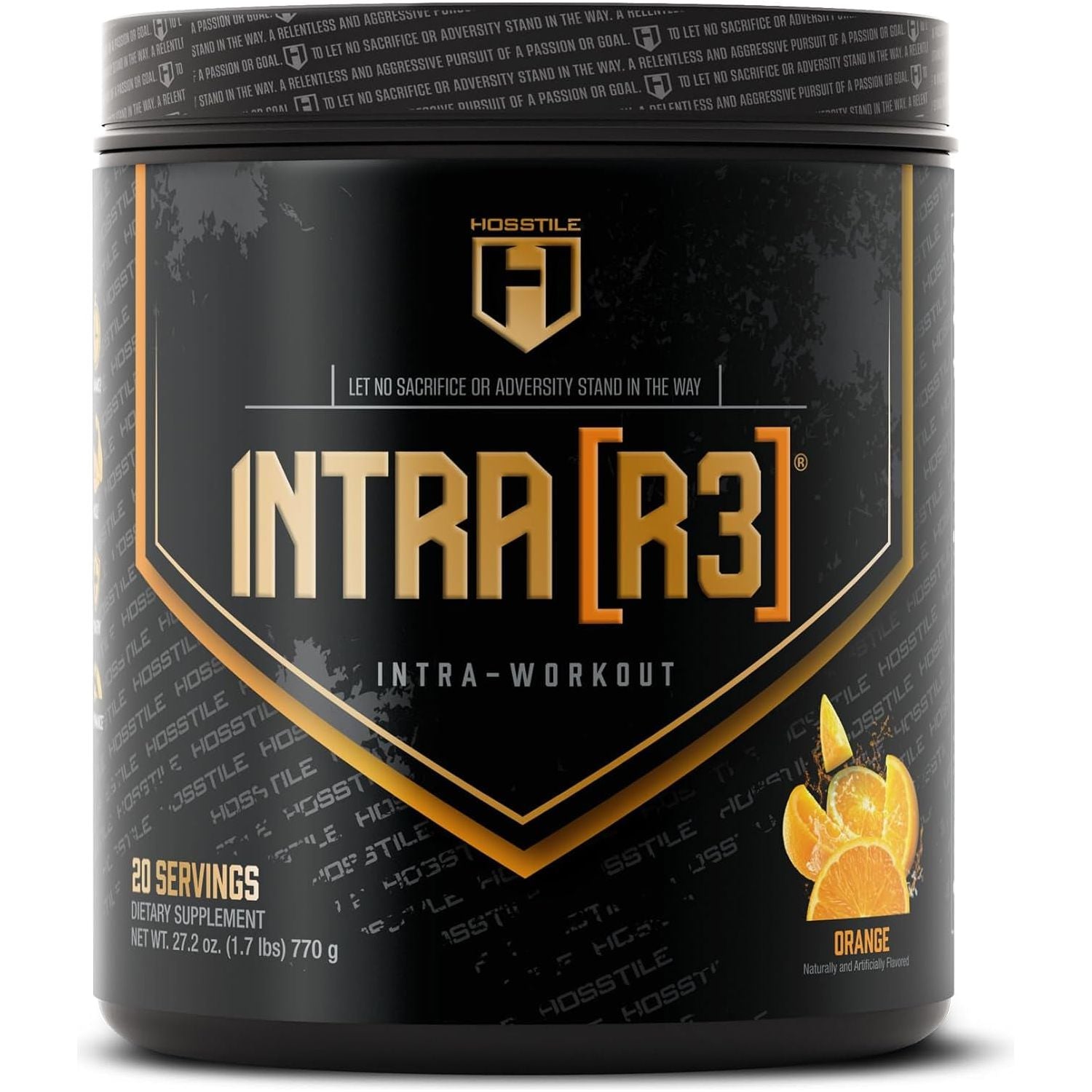 HOSSTILE Intra[R3] Intra Workout Powder, EAA & BCAA Drink, 20 Servings