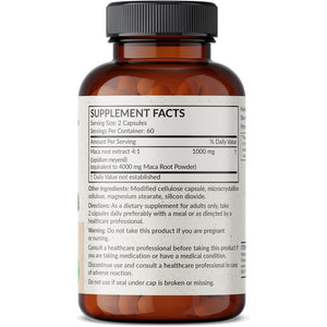 Futurebiotics Maca Root Extra Strength 4000 MG Supports Energy, Stamina & Reproductive Health, 120 Vegetarian Capsules