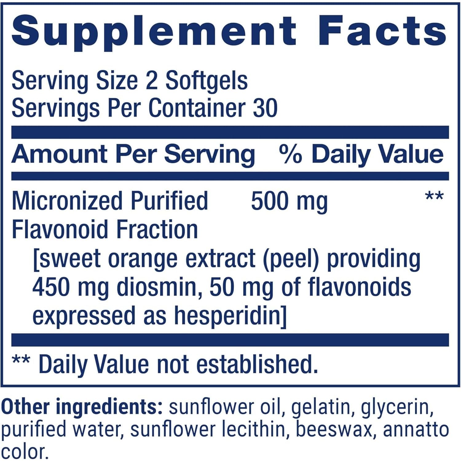 Life Extension Youthful Legs, Blood Flow, Vein Support, Circulation Supplement, Leg Health, Orange Peel Extract, Diosmin, Gluten Free, Non-Gmo, 60 Softgels