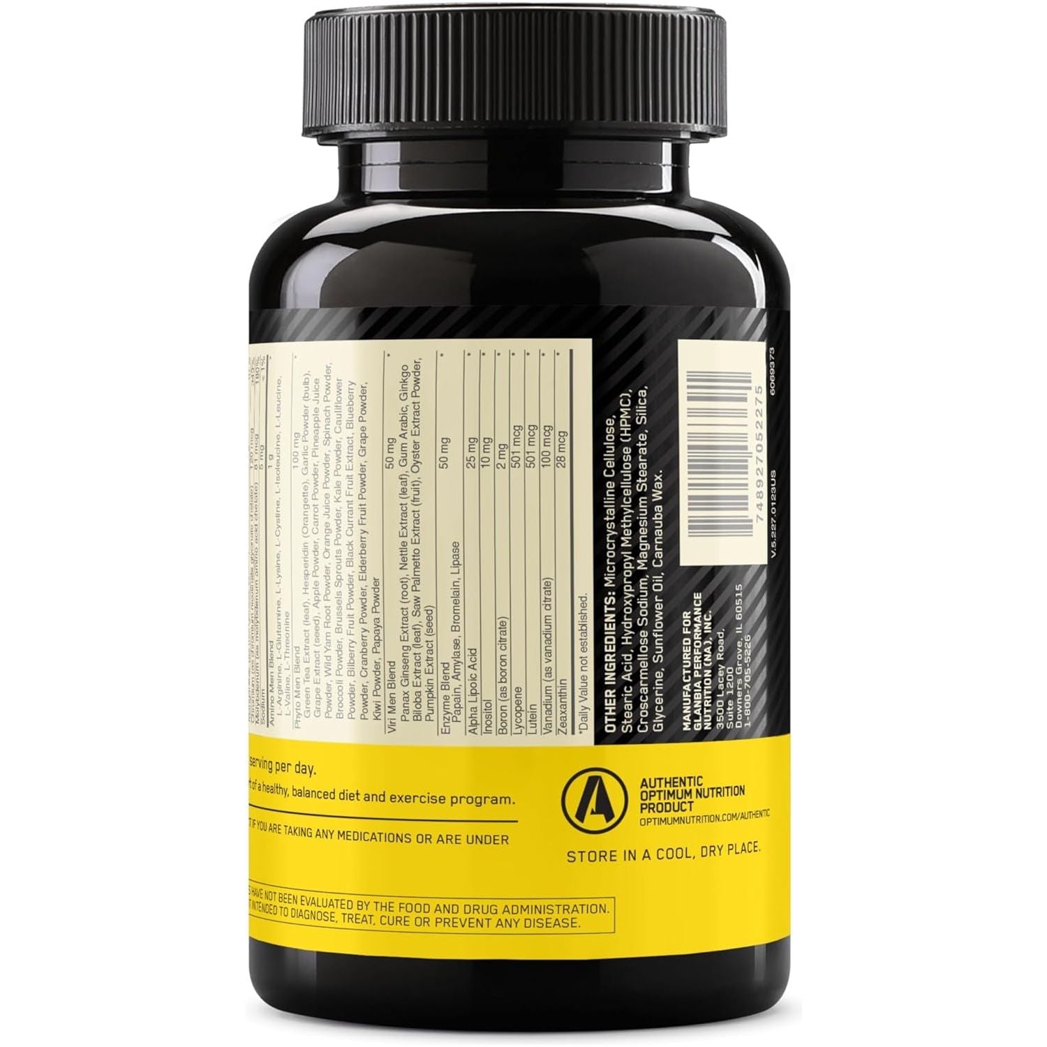 Optimum Nutrition Opti-Men for Immune Support Mens Daily Multivitamin Supplement, 150 Count