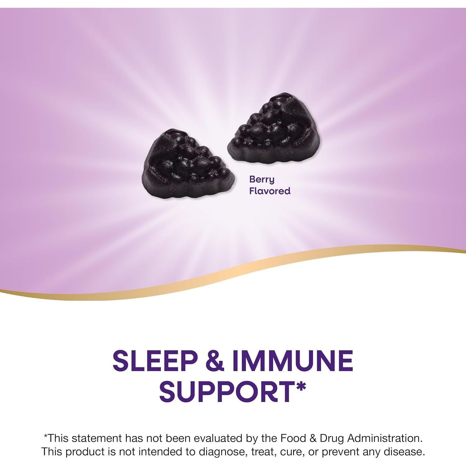 Nature’S Way Sambucus Sleep + Immune* Elderberry 50 Gummies