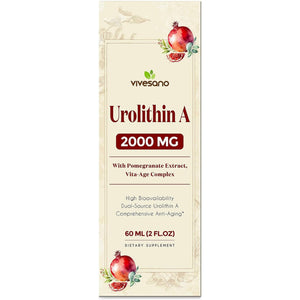 Urolithin a 2000Mg Liquid Drops - 60Ml (2 Fl Oz)