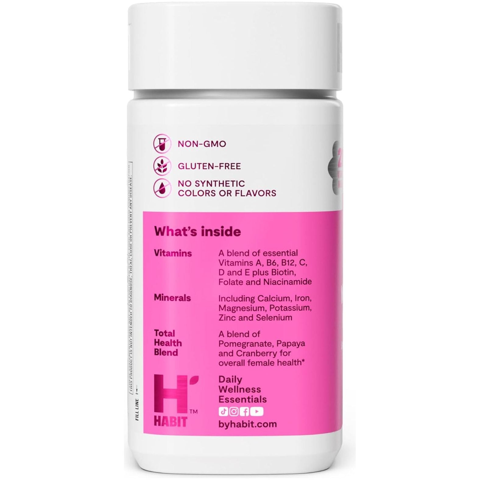 Habit Womens Multi Supplement (60 Capsules) - Supports General Health & Wellness