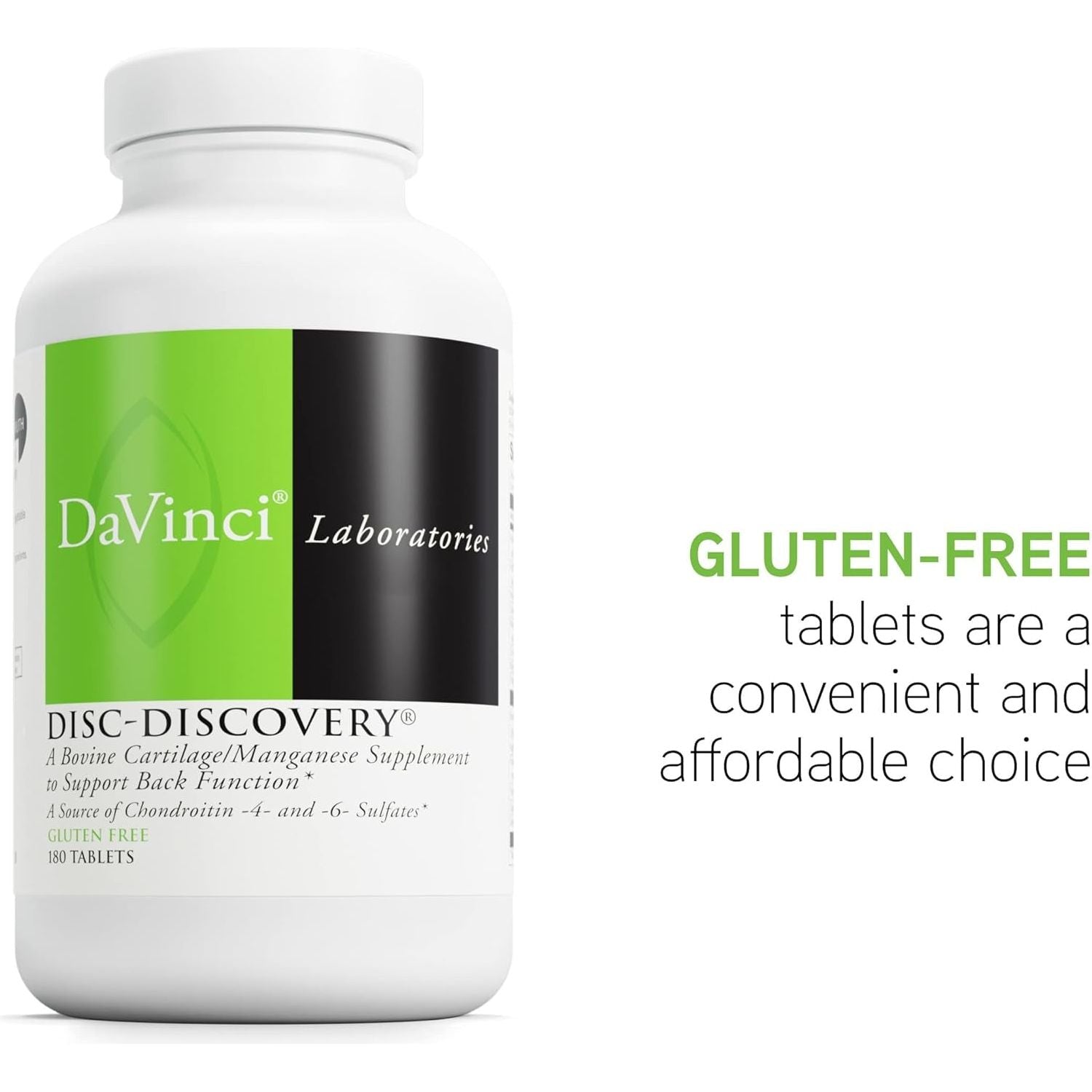 Davinci Labs Disc Discovery to Support Spinal Health 180 Capsules