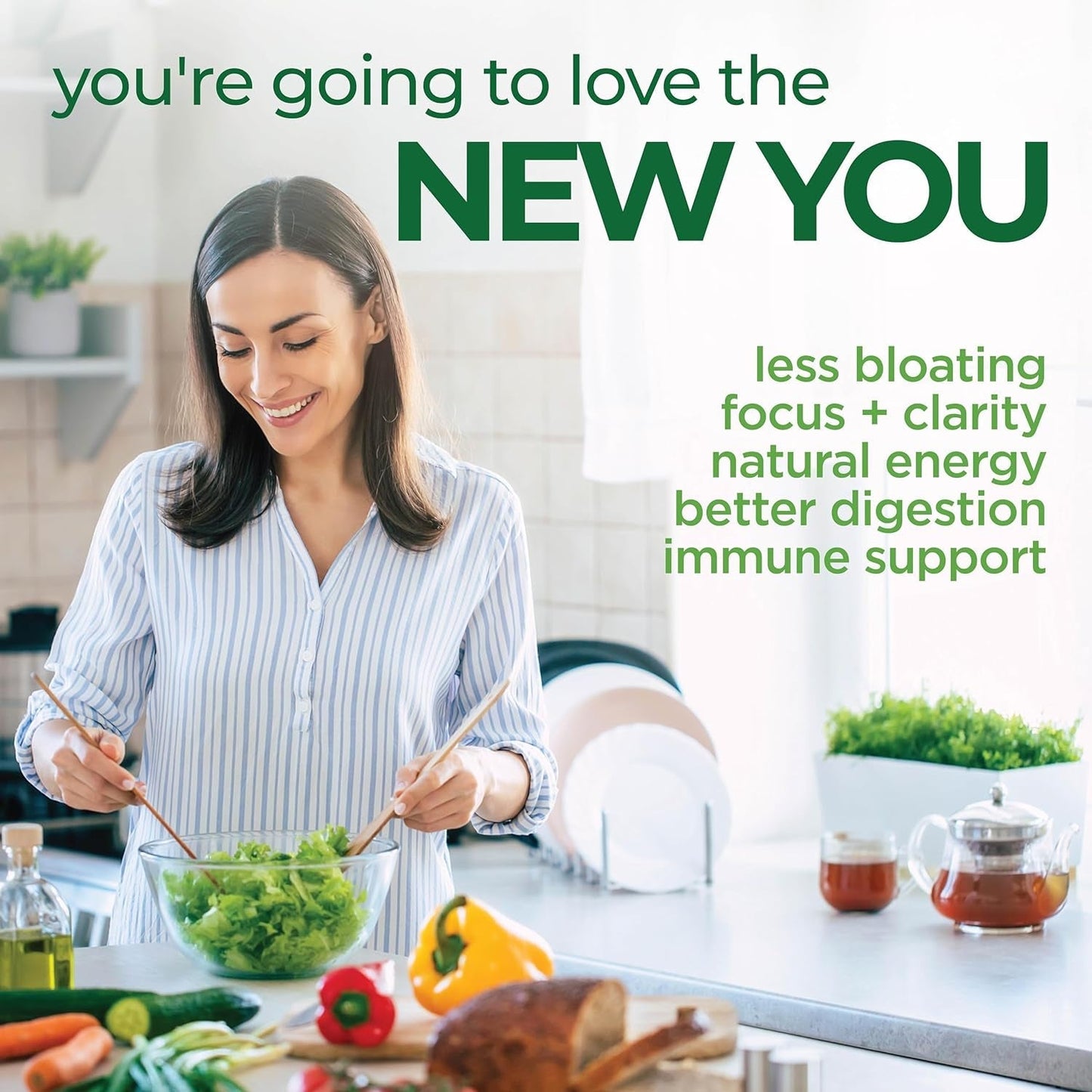 COUNTRY FARMS Super Greens Vegicaps, 32 Super Foods, 60 Count