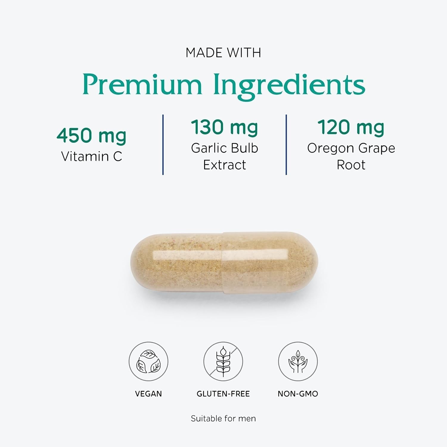 Vitanica Immune Symmetry, Immune Support, Vegan, 60 Capsules