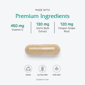 Vitanica Immune Symmetry, Immune Support, Vegan, 60 Capsules