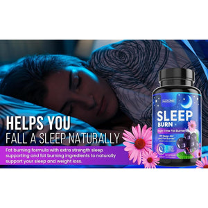 Night Time Fat Burner - Appetite Suppressant, Metabolism Booster and Sleep Support 60 Capsules
