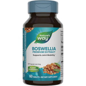 Nature'S Way Boswellia Premium Extract, Supports Joint Mobility, 307 Mg - 60 Tablets