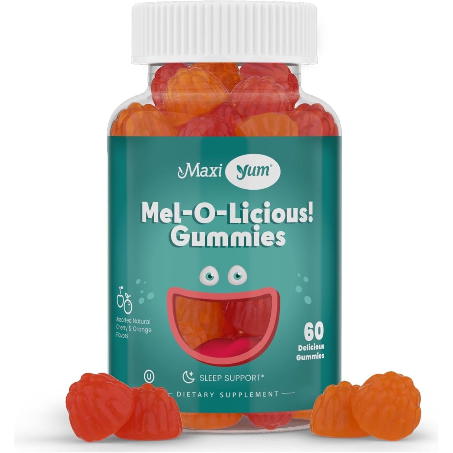 Melatonin Gummies for Kids - Restful Nighttime Support Supplement 60 Count
