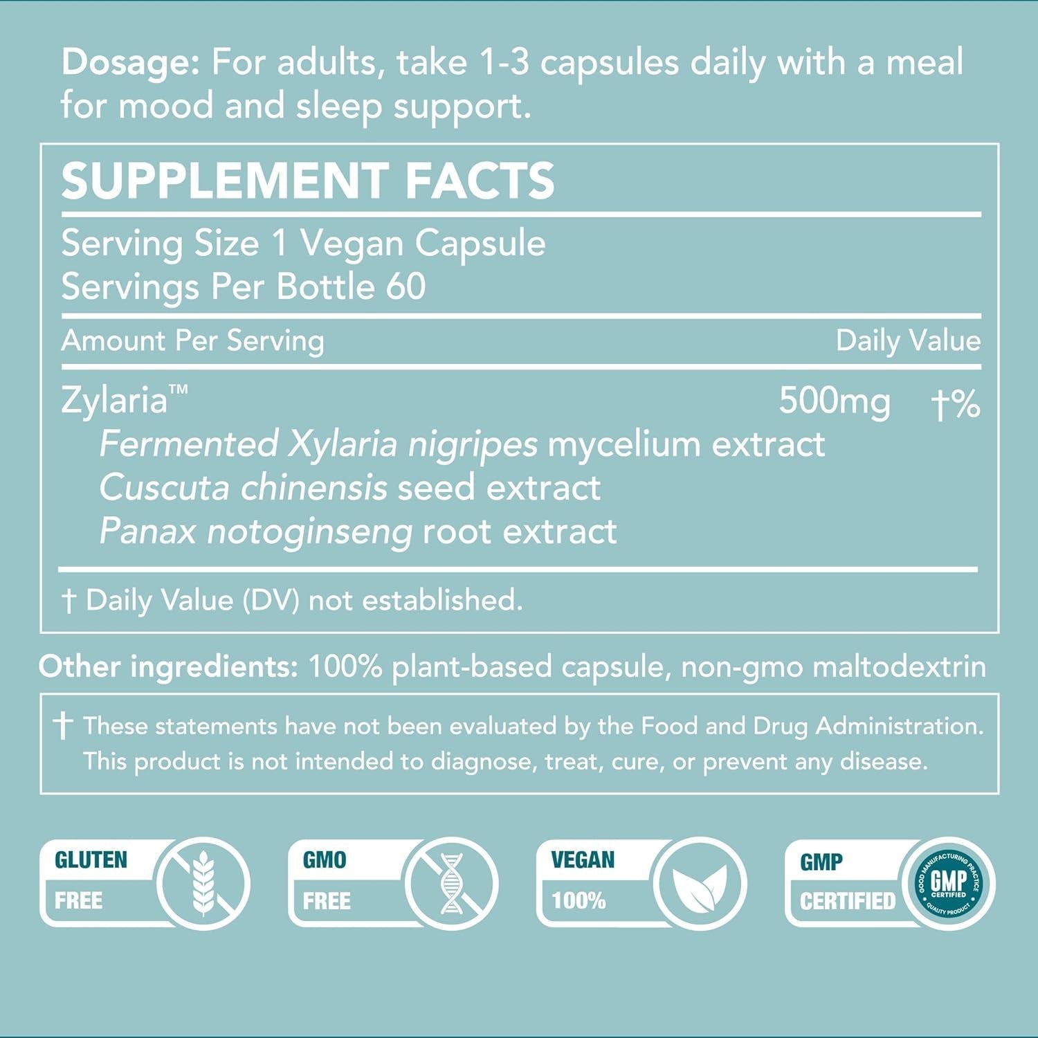 Sleepboost™, Formulated with Zylaria™. May Support a Sense of Calm through Natural Neuro Pathways