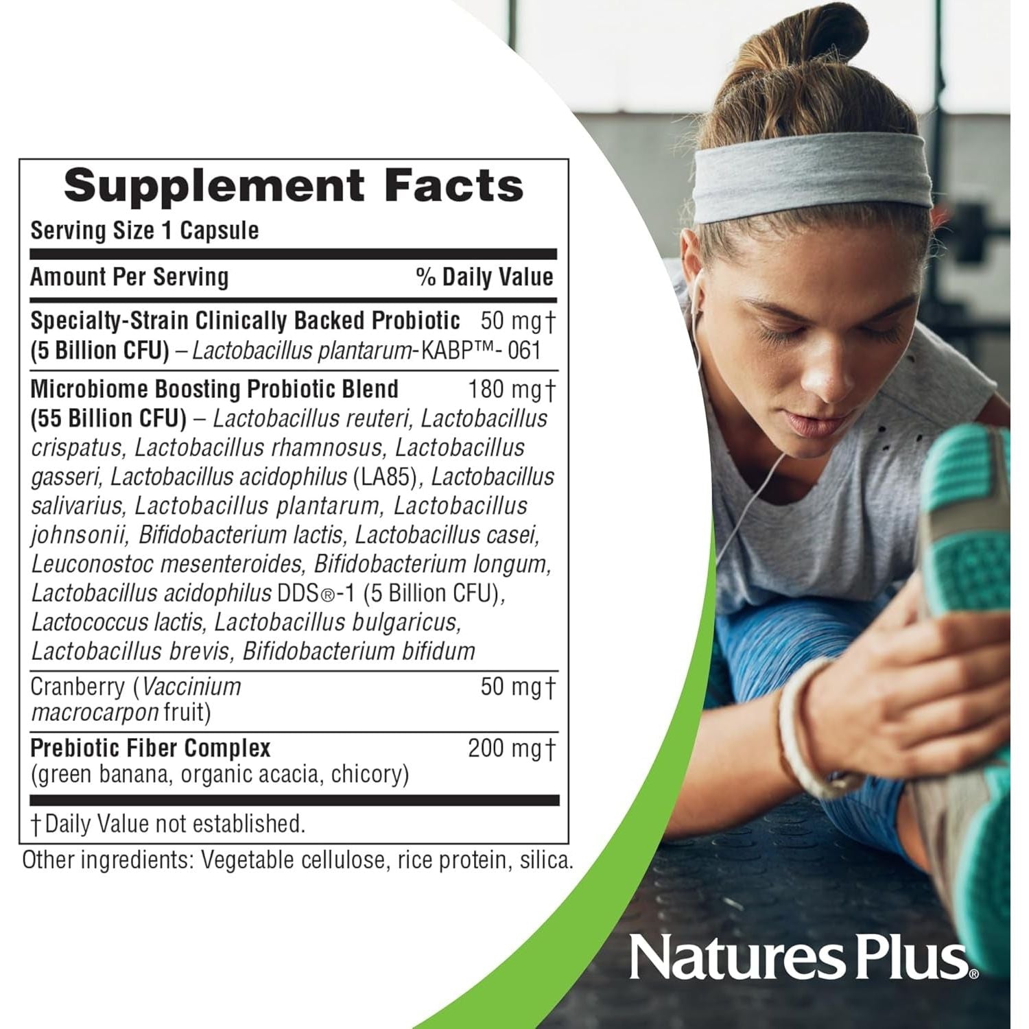 Naturesplus GI Natural Probiotic Women - Digestive & Immune Support, Urinary Tract Health -  30 Servings